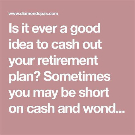 Should I Cash Out My Retirement